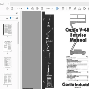 Genie V-4M Service Manual 27169 - PDF DOWNLOAD