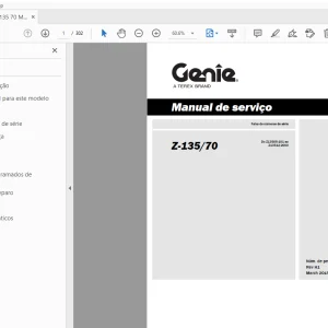 Genie lift GR-20J GR-26J Bedienungsanleitung 216596 PDF