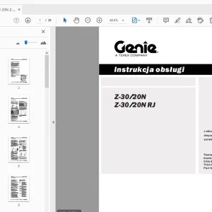 Genie Z-30/20N Z-30/20N RJ Instrukcja obsługi 133546PO - PDF DOWNLOAD