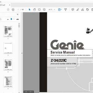 Genie Z-34/22 IC Service Manual 128267 - PDF DOWNLOAD