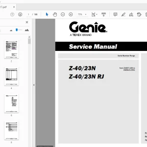 Genie Z-40/23N Z-40/23N RJ Service Manual 119817 - PDF DOWNLOAD