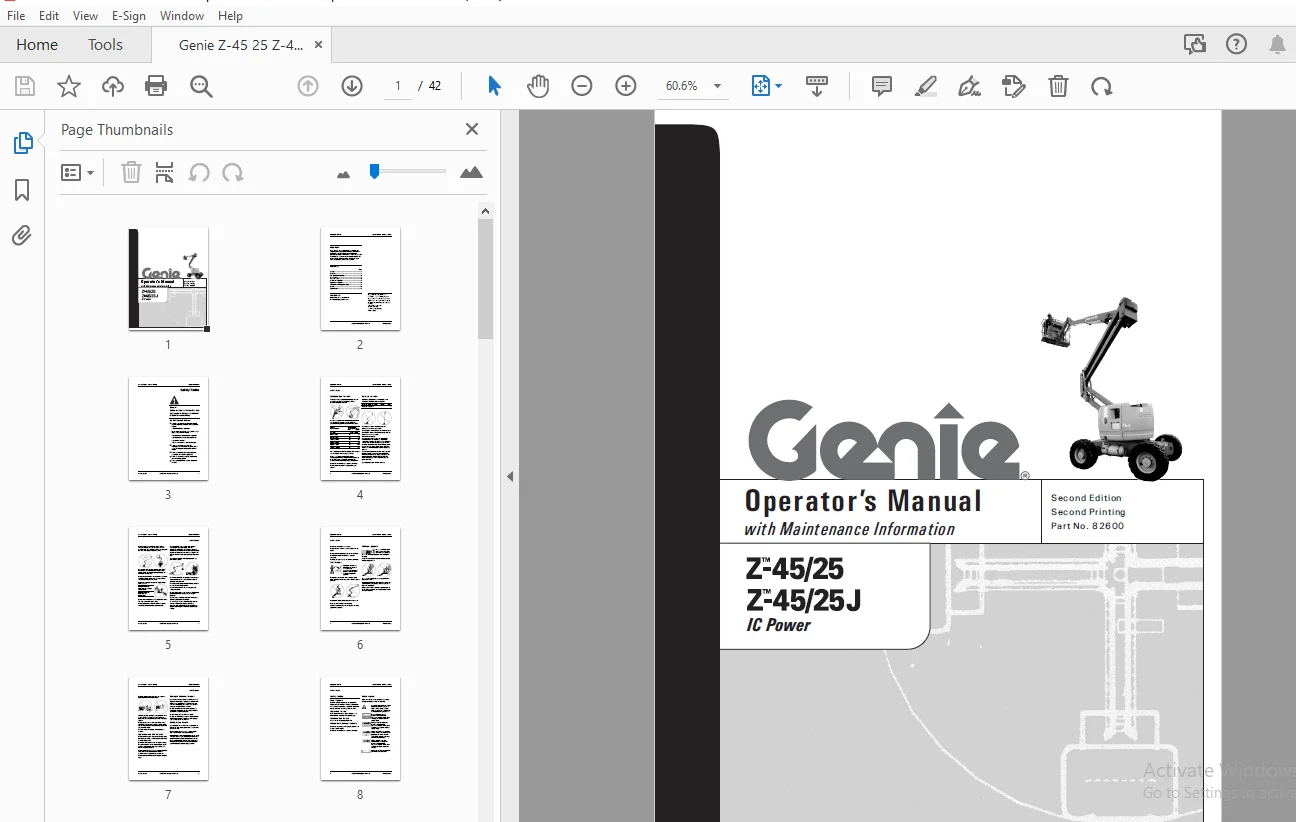 Genie Lift GS-2669 GS-3369 GSβ’-4069 Manual del operario - Image 2