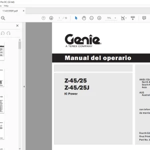 Genie Z-45/25 Z-45/25J IC Power Manual del Operario 114339 - PDF DOWNLOAD (Spanish)