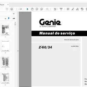 Genie Z-60/34 Manual de serviço 75861PB - PDF DOWNLOAD