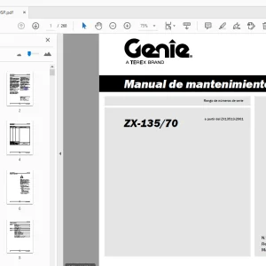Genie ZX-135/70 Manual de mantenimiento 218700SP - PDF DOWNLOAD