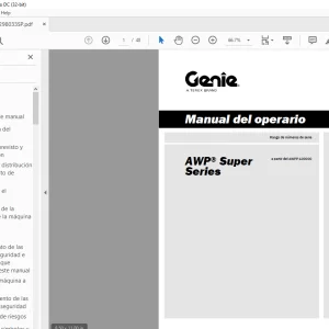 Genie lift AWP® Super Series Manual del operario - PDF DOWNLOAD (Spanish)