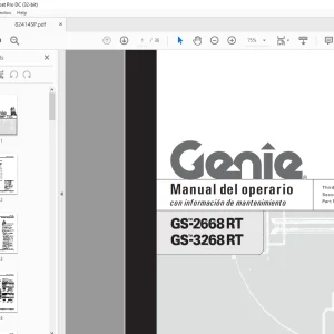 Genie lift GS-2668RT GS-3268RT Manual del operario 82414 PDF