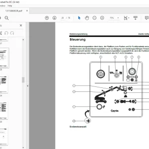 Genie lift S-60 FE S-60 DC Bedienungsanleitung 1315868 PDF