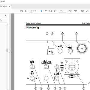 Genie S-80 J S-80 J TraX Operator Manual 1306266 (German) PDF