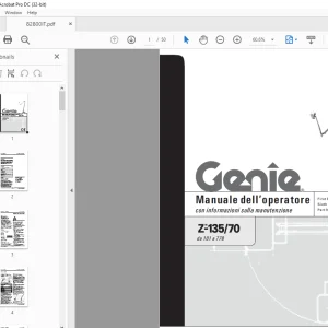 Genie lift Z-135/70 Manuale dell’operatore 82800 - PDF DOWNLOAD (Italian)