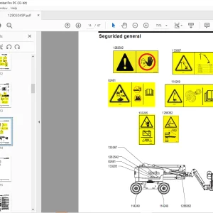 Genielift Z-45 XC Manual del operario 1290304 PDF