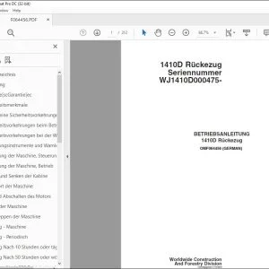 John Deere 1410D Rückezug BETRIEBSANLEITUNG OMF064456 – PDF DOWNLOAD