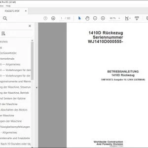 John Deere 1410D Rückezug BETRIEBSANLEITUNG OMF065872 – PDF DOWNLOAD