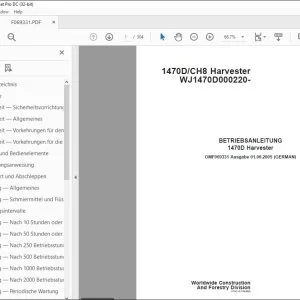 John Deere 1470D Harvester BETRIEBSANLEITUNG OMF069331 - PDF DOWNLOAD