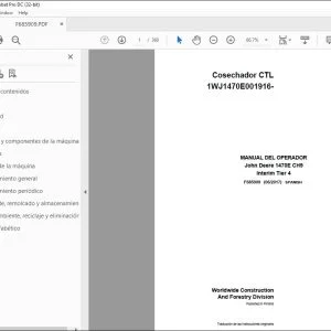 John Deere 1470E CH9 Interim Tier 4 MANUAL DEL OPERADOR PDF