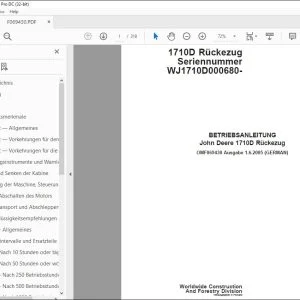 John Deere 1710D Rückezug BETRIEBSANLEITUNG OMF069430 – PDF DOWNLOAD
