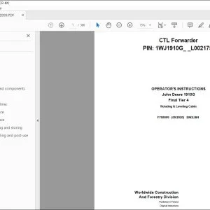 John Deere 1910G Final Tier 4 Operator's Manual - PDF DOWNLOAD