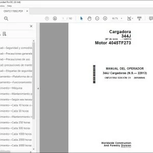John Deere 344J Cargadoras MANUAL DEL OPERADOR OMT217892 - PDF DOWNLOAD