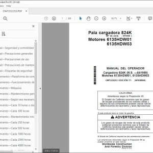 John Deere 444K Cargadora MANUAL DEL OPERADOR OMT231212 - PDF DOWNLOAD
