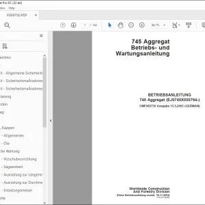 John Deere 745 Aggregat BETRIEBSANLEITUNG OMF069750 - PDF DOWNLOAD