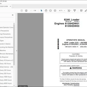 John Deere 824K Loader Operator's Manual OMT232013 - PDF DOWNLOAD