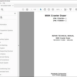 John Deere 950K Crawler Dozer Operator's Manual TM14358X19 PDF DOWNLOAD