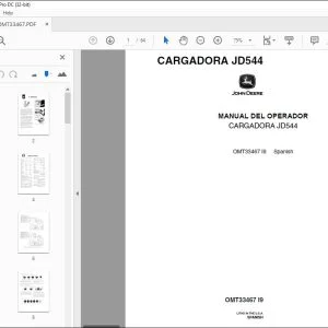 John Deere CARGADORA JD544 MANUAL DEL OPERADOR OMT33467 - PDF DOWNLOAD