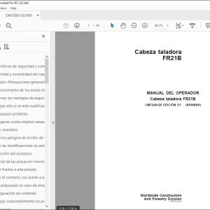 John Deere Cabeza taladora FR21B MANUAL DEL OPERADOR PDF