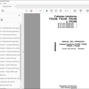 John Deere Cabezas FD22B, FS22B, FR22B y FR24B MANUAL DEL OPERADOR PDF