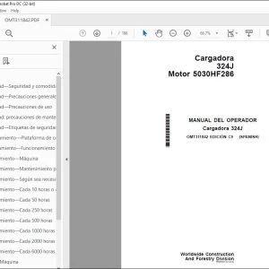 John Deere Cargadora 324J MANUAL DEL OPERADOR OMT311842 - PDF DOWNLOAD