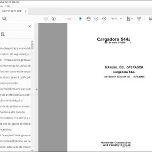 John Deere Cargadora 544J MANUAL DEL OPERADOR OMT229871 – PDF DOWNLOAD