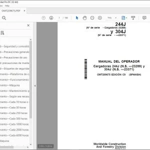 John Deere Cargadoras 244J y 304J MANUAL DEL OPERADOR - PDF DOWNLOAD