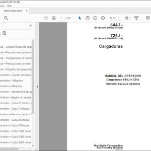 John Deere Cargadoras 644J y 724J MANUAL DEL OPERADOR – PDF DOWNLOAD