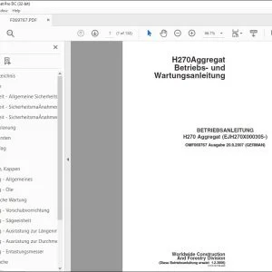 John Deere H270 Aggregat BETRIEBSANLEITUNG OMF069767 - PDF DOWNLOAD