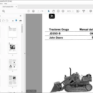 John Deere JD350-B Tractores Oruga Manual del Operador - PDF DOWNLOAD