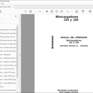 John Deere Minicargadores 325 y 328 MANUAL DEL OPERADOR – PDF DOWNLOAD