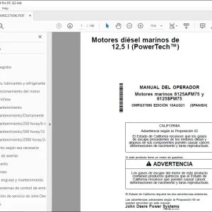 John Deere Motores diésel 12,5 l (PowerTech™) MANUAL DEL OPERADOR PDF