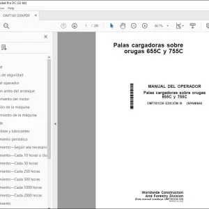 John Deere Palas cargadoras 655C y 755C MANUAL DEL OPERADOR PDF