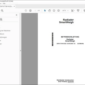 John Deere Radlader SmartWeigh BETRIEBSANLEITUNG – PDF DOWNLOAD