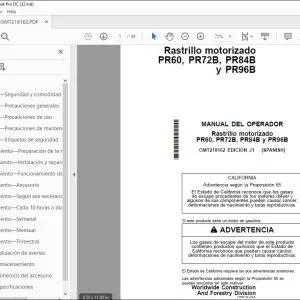 John Deere Remolcador 540H 548H 640H 648H 748H y 848H MANUAL DEL OPERADOR PDF