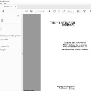 John Deere TMC SISTEMA DE CONTROL MANUAL DEL OPERADOR PDF