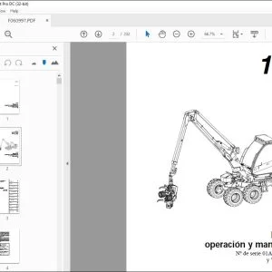 John Deere Timberjack 1070 Cosechador Manual de operación F060997 PDF