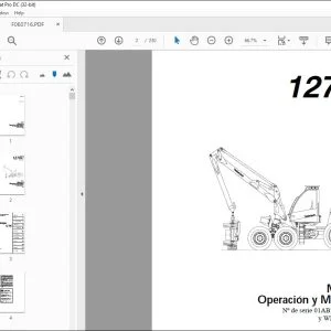 John Deere Timberjack 1270C Cosechador Manual de Operación F060716 PDF