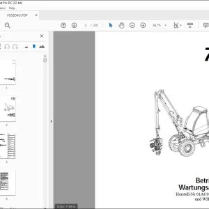 John Deere Timberjack 770 Betriebs & Wartungsanleitung F058545 PDF