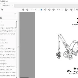 John Deere Timberjack 770 Harvester Betriebs & Wartungsanleitung F062389 PDF