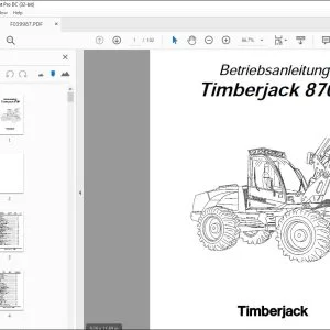 John Deere Timberjack 870B Betriebsanleitung F039987 - PDF DOWNLOAD