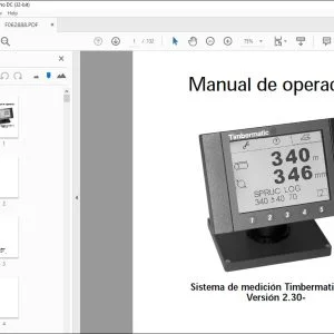 John Deere Timbermatic 10 Versión 2.30 Manual de operación – PDF DOWNLOAD