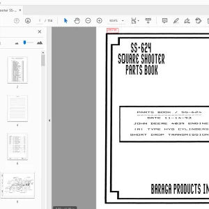 Square Shooter SS-624 Parts Manual 235738 - PDF DOWNLOAD