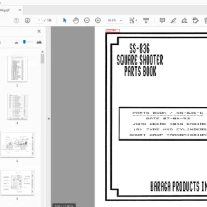 Square Shooter SS-836 Parts Manual 235744 - PDF DOWNLOAD