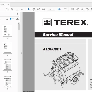 Terex AL8000HT Service Manual 116478 - PDF DOWNLOAD